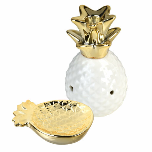 Shop Art Of Smoke Pineapple Ceramic Pipe w/ Nug Dish in australian