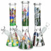 Shop Shrooms Are Watching Glow Glass Beaker Water Pipe - 10" / 14mm F / Designs Vary in australian