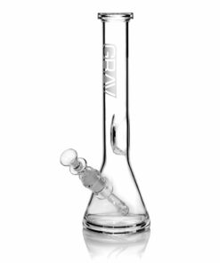 Shop GRAV® Medium, Clear Beaker Base Water Pipe in australian