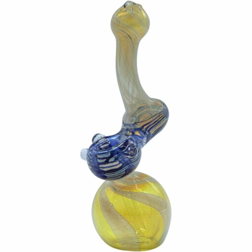 Shop LA Pipes "Rake Bubb" Fumed Sherlock Bubbler Pipe (Various Colors) in australian