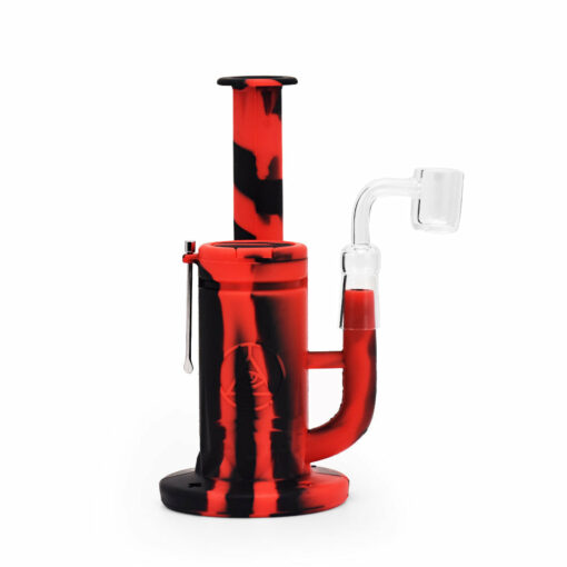 Shop Ritual - 8.5'' Silicone Sidecar Rig - Black & Red in australian