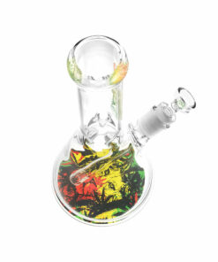 Shop Pulsar Bottoms Up Zion Lion Water Pipe - 10"/14mm F in australian