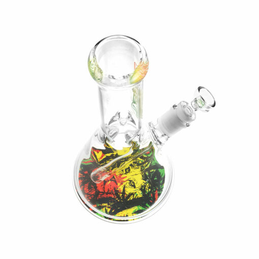 Shop Pulsar Bottoms Up Zion Lion Water Pipe - 10"/14mm F in australian