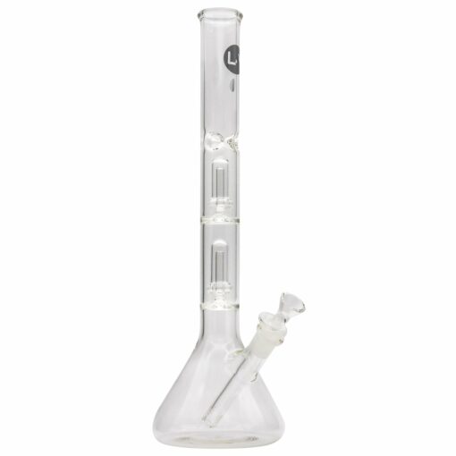 Shop LA Pipes Single or Double Showerhead Perc Beaker Bong in australian