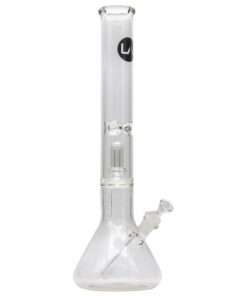 Shop LA Pipes Thick Glass Beaker Showerhead Perc Bong in australian