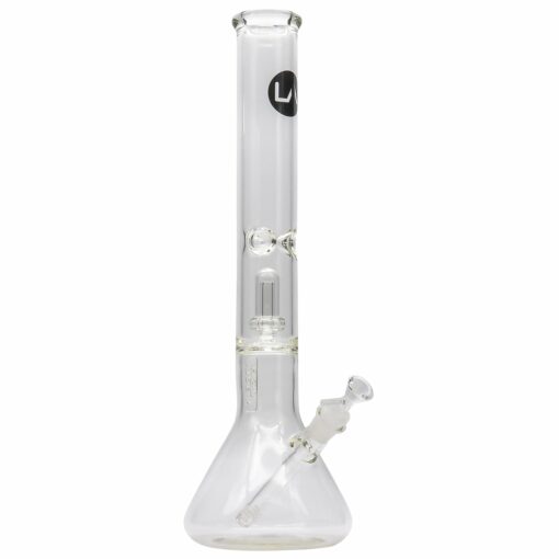 Shop LA Pipes Thick Glass Beaker Showerhead Perc Bong in australian