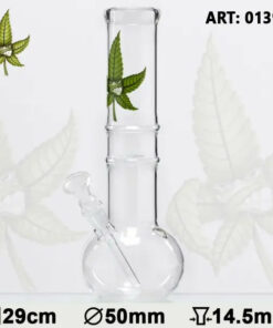 Shop CannaHeroes | 11" Glass Water Pipe in australian