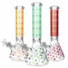 Shop Designer Floral Diamond Water Pipe - 14"/14mm F/Colors Vary in australian