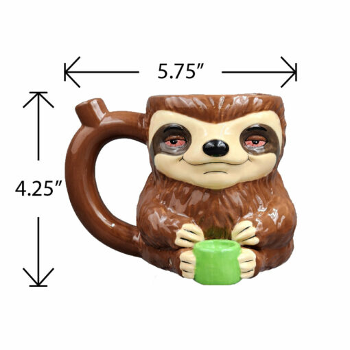 Shop Stoned Sloth Mug Pipe in australian