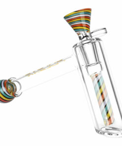 Shop Pulsar Retro Rave Wig Wag Bubbler w/ Herb Slide - 6.25" / 14mm F in australian