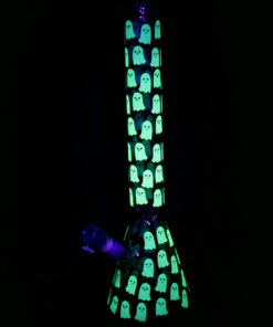 Shop Ghostly Glow Beaker Water Pipe - 18