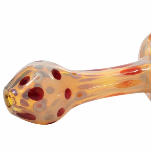 Shop LA Pipes Polka Dot Glass Spoon Pipe in australian