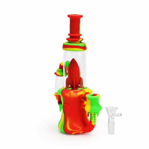 Shop Ritual - 8.5'' Silicone Rocket Recycler - Rasta in australian