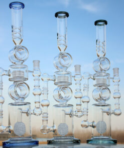 Shop Massive Approx. 22 Inch Dual Perc Recycler Style Water Pipe in australian