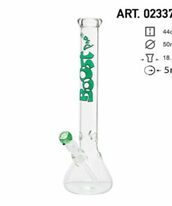 Shop Boost | 17" Green Beaker Base Glass Water Pipe in australian