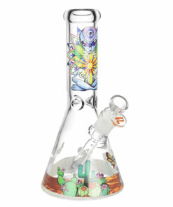 Shop Pulsar Full Wrapped Beaker Water Pipe -10.5"/14mm F/Psychedelic Desert in australian