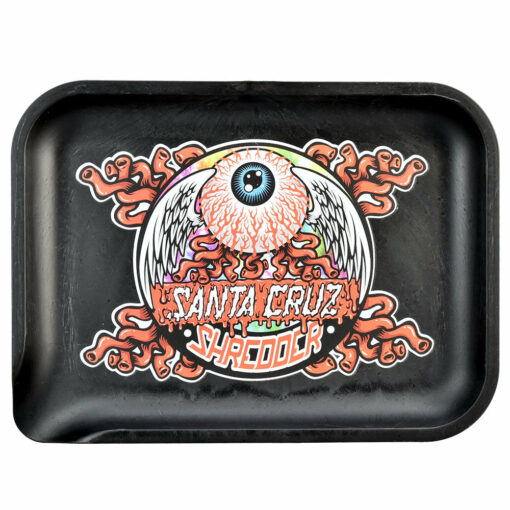 Shop Santa Cruz Shredder Hemp Tray -7.75"x5.75"/Flying Eye Ball - 16PC DISP in australian