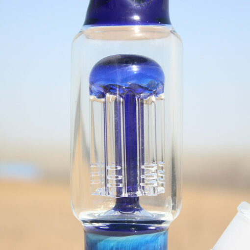 Shop Blue Buddha Glass Water Pipe w/ Coil Perc 10.5" in australian