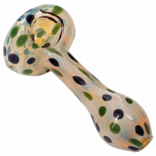 Shop LA Pipes Polka Dot Glass Spoon Pipe in australian