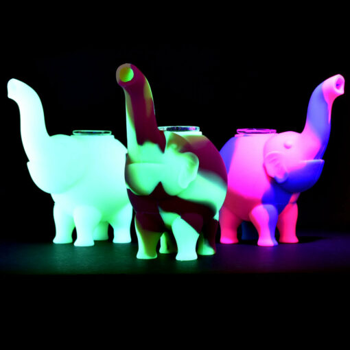 Shop Elephant Silicone Bubbler - 4.5" / Colors Vary in australian