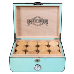 Shop Art Deco Teal Humboldt Humidor in australian