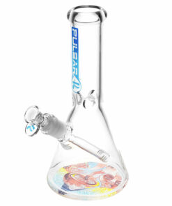 Shop Pulsar Bottoms Up Melting Shrooms Water Pipe - 10"/14mm F in australian