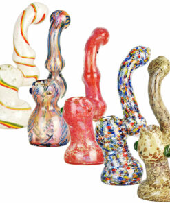 Shop High End Art Glass Bubbler - 7" - 8" / Assorted - 6PC BUNDLE in australian