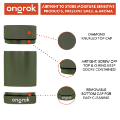 Shop Ongrok Aluminum Metal Storage Jar in australian