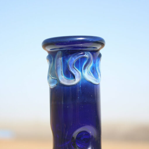 Shop Blue Buddha Glass Water Pipe w/ Coil Perc 10.5" in australian