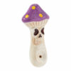 Shop Wacky Bowlz Skull Mushroom Ceramic Pipe - 4" in australian