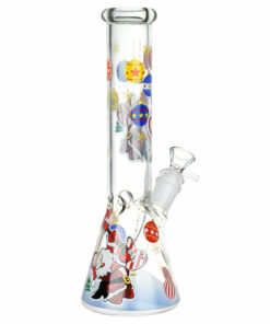 Shop Christmas Themed Glass Water Pipe - 10