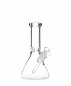 Shop 10in 50x9mm Beaker Bong w/Disc Handle Funnel Bowl in australian