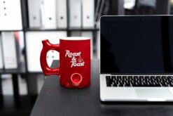 Shop Red Premium Roast & Toast Mug in australian