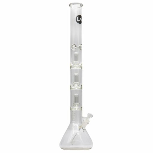 Shop LA Pipes Thick Glass Beaker Showerhead Perc Bong in australian