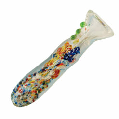 Shop Splatter Frit Glass Chillum in australian