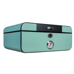 Shop Art Deco Teal Humboldt Humidor in australian