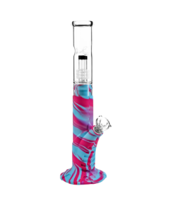 Shop Medusa Customs Silicone Straight Pipe w/Percolator Water Pipe in australian