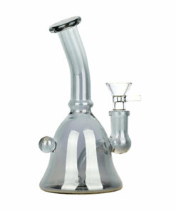 Shop Ring That Bell Glass Water Pipe - 6.25" / 14mm F / Colors Vary in australian