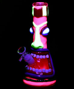 Shop Screamin' Tiki 3D Painted Beaker Water Pipe - 9.75