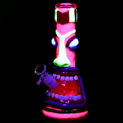 Shop Screamin' Tiki 3D Painted Beaker Water Pipe - 9.75" / Designs Vary in australian