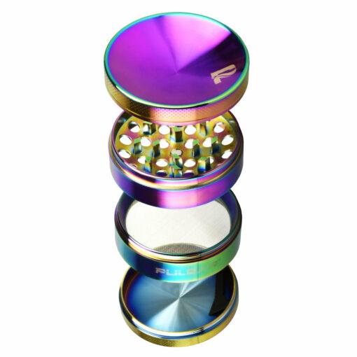 Shop Pulsar Concave Rainbow Anodized Aluminum Grinder | 2.5" in australian