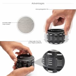 Shop GA Aluminum Grinder Black in australian