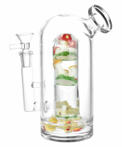 Shop Fungi, Flora, & Fauna, Oh My! Glass Water Pipe - 7