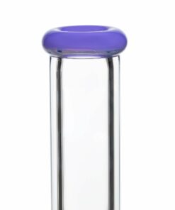 Shop Thick Beaker Bong with Purple Accent in australian