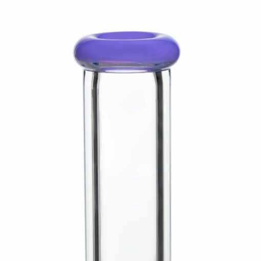 Shop Thick Beaker Bong with Purple Accent in australian