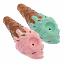 Shop Wacky Bowlz Ice Cream Ceramic Hand Pipe | 4.5" in australian