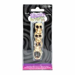 Shop Wacky Bowlz Skulls Ceramic Hand Pipe - 3.75