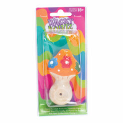 Shop Wacky Bowlz Flower Mushroom Ceramic Pipe - 3.75