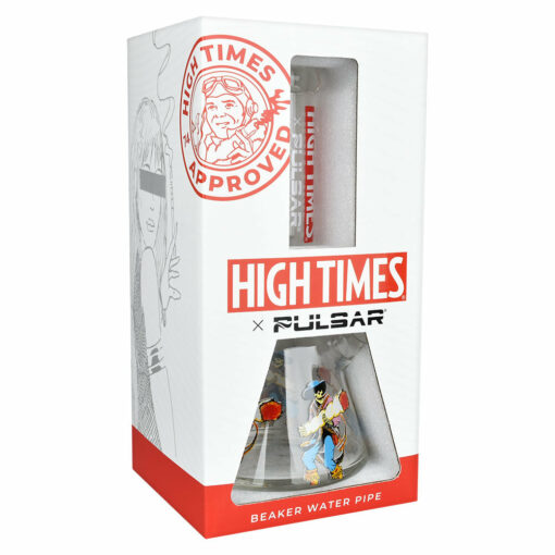 Shop High Times x Pulsar Beaker Water Pipe - Cowboys / 10.5" / 14mm F in australian