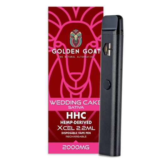 Shop HHC Vape Device, 2000mg, Rechargeable/Disposable - Wedding Cake in australian